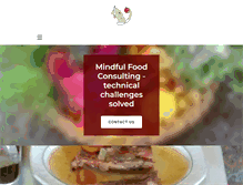 Tablet Screenshot of mindfulfood.com